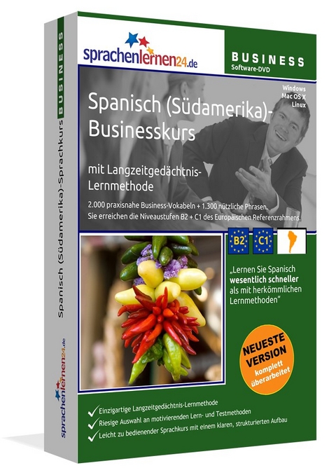 Sprachenlernen24.de Spanisch f&uuml;r S&uuml;damerika-Businesskurs Software