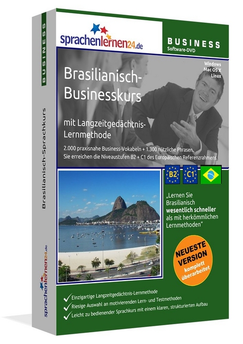Sprachenlernen24.de Brasilianisch-Businesskurs Software