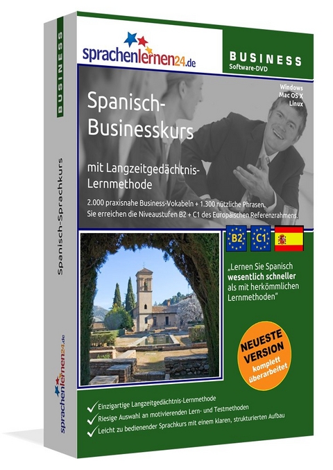 Sprachenlernen24.de Spanisch-Businesskurs Software