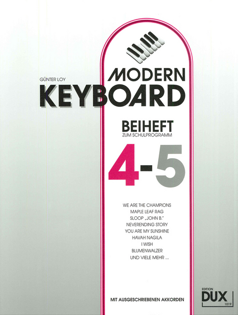 Modern Keyboard Beiheft 4-5 - G&uuml;nter Loy