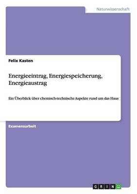 Energieeintrag, Energiespeicherung, Energieaustrag - Felix Kasten