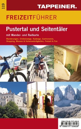Freizeitkarte und Freizeitführer Pustertal
