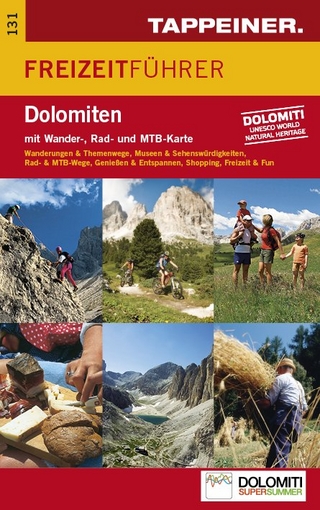 Freizeitkarte und Freizeitführer Dolomiten