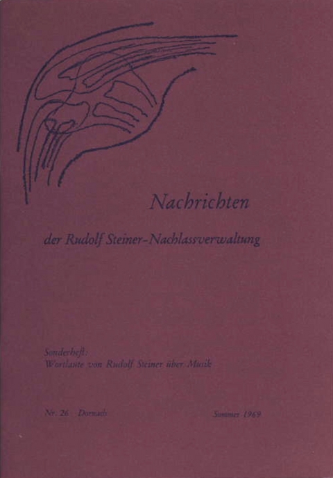 Beitr&auml;ge zur Rudolf Steiner Gesamtausgabe, Heft 26 - 