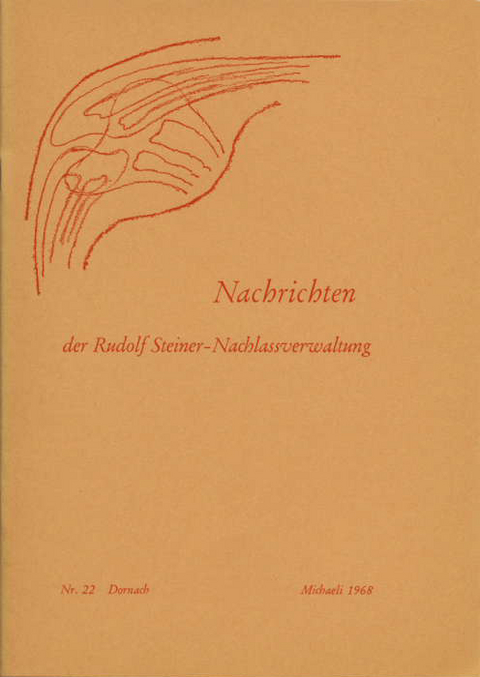 Beitr&auml;ge zur Rudolf Steiner Gesamtausgabe, Heft 22 - 