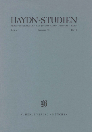 Haydn-Studien - Dezember 1984