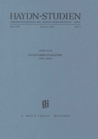 Haydn-Studien - Haydn-Bibliographie 1991-2001