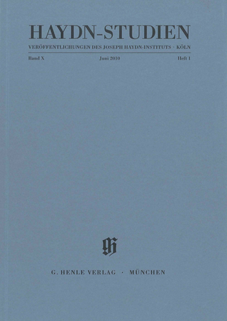 Haydn-Studien. - Mai 2010.