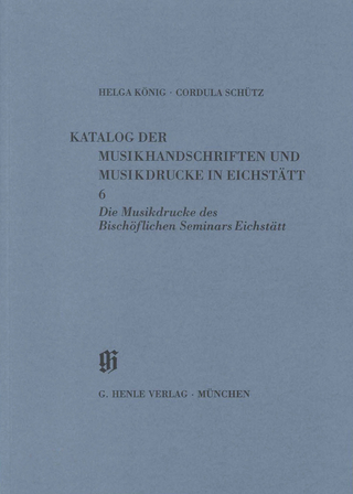 Kataloge Bayerischer Musiksammlungen (KBM) - Bischöfliches Seminar, Musikdrucke