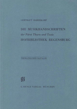 Kataloge Bayerischer Musiksammlungen (KBM) - Fürst Thurn und Taxis Hofbibliothek in Regensburg