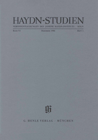Haydn-Studien - Dezember 1986