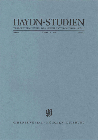 Haydn-Studien - Februar 1966