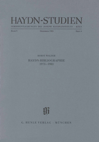 Haydn-Studien - Dezember 1985