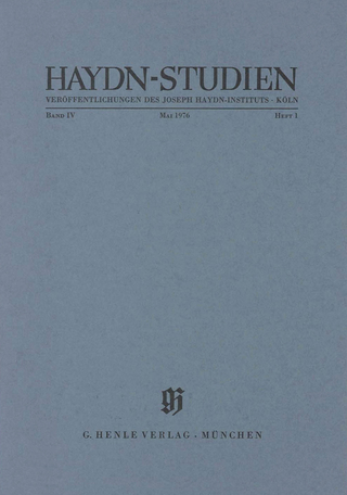 Haydn-Studien. - Mai 1976