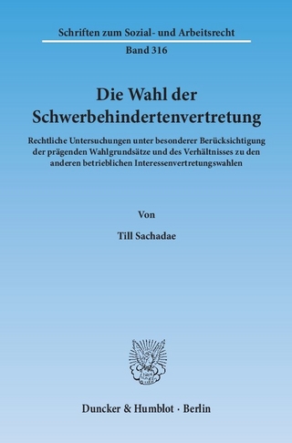 Die Wahl der Schwerbehindertenvertretung.