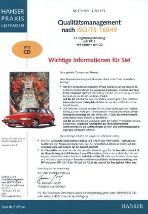 Qualitätsmanagement nach ISO/TS 16949 - 