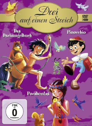 3 Auf einen Streich - Märchenbox. Tl.3, 3 DVDs
