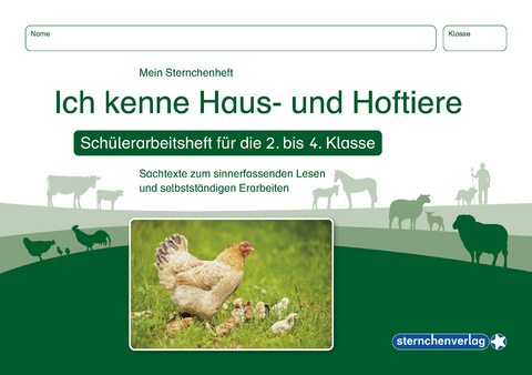 Ich kenne Haus- und Hoftiere - Sch&uuml;lerarbeitsheft f&uuml;r die 2. bis 4. Klasse - Katrin Langhans