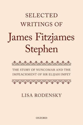 Selected Writings of James Fitzjames Stephen