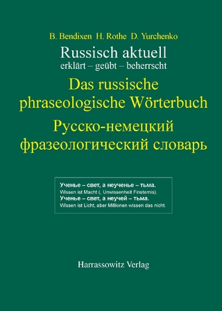 Russisch aktuell / Das russische phraseologische Wörterbuch. Buch + Download-Lizenzschlüssel