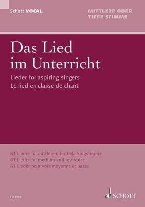Lied im Unterricht, mittlere / tiefe Stimme - 