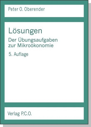 Lösungen der Übungsaufgaben zur Mikroökonomie