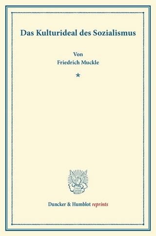 Das Kulturideal des Sozialismus.