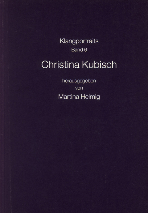 Klangportraits / Christina Kubisch - 