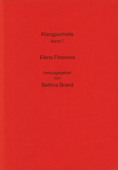 Klangportraits / Elena Firssowa - 