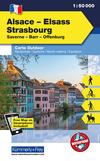 Elsass - Strasbourg Nr. 07 Outdoorkarte Elsass/Vogesen 1:50 000