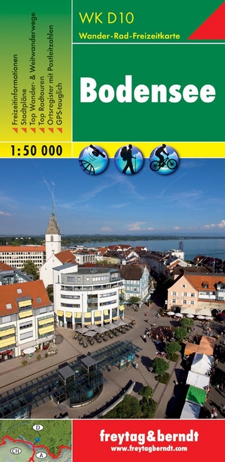 WK D10 Bodensee, Wanderkarte 1:50.000