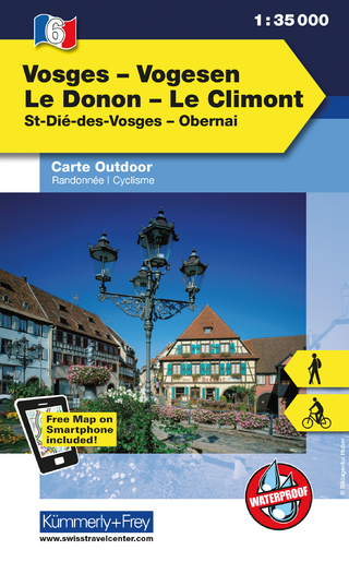 Vogesen - Le Donon - Le Climont Nr. 06 Outdoorkarte Elsass/Vogesen 1:35 000