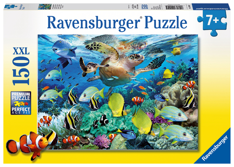 Ravensburger Kinderpuzzle - 10009 Unterwasserparadies - Unterwasserwelt-Puzzle f&uuml;r Kinder ab 7 Jahren, mit 150 Teilen im XXL-Format