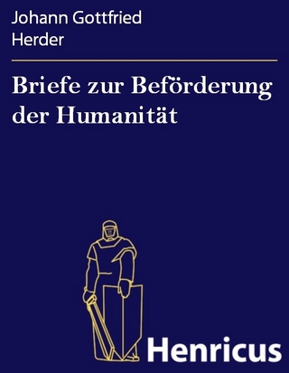 Briefe zur Beförderung der Humanität
