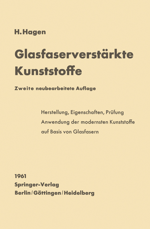 Glasfaserverst&auml;rkte Kunststoffe - 