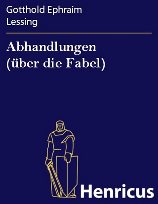 Abhandlungen (über die Fabel)