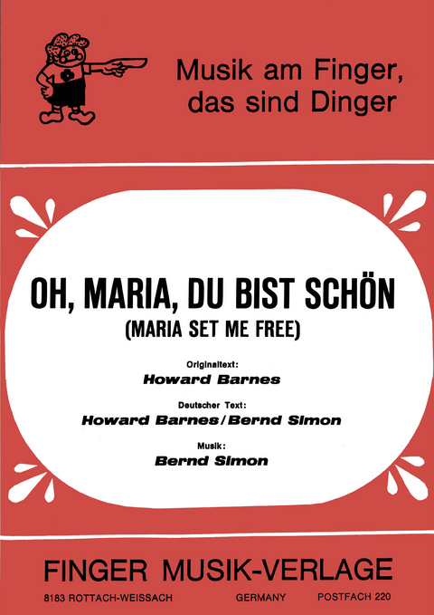 Oh, Maria, du bist sch&ouml;n - Howard Barnes, Bernd Simon