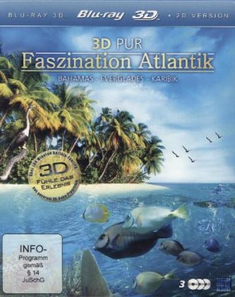 3D Pur Faszination Atlantik: 3D Fühle das Erlebnis, 3 Blu-rays