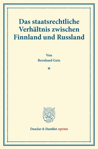 Das staatsrechtliche Verhältnis zwischen Finnland und Russland.