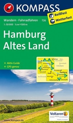 KOMPASS Wanderkarte Hamburg, Altes Land