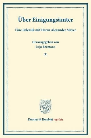 Über Einigungsämter.