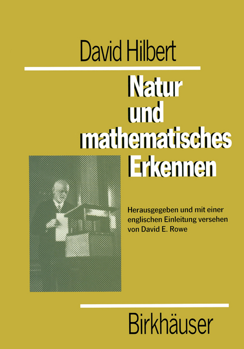 David Hilbert Natur und mathematisches Erkennen - 