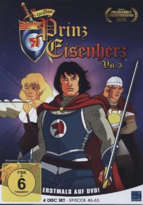 Legende von Prinz Eisenherz. Vol.3, 4 DVDs