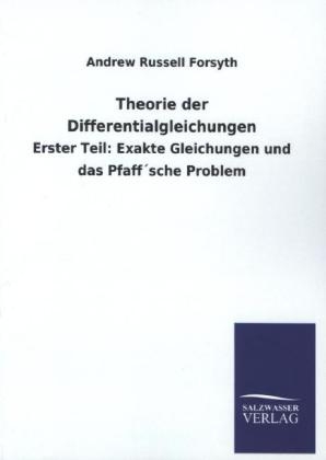 Theorie der Differentialgleichungen