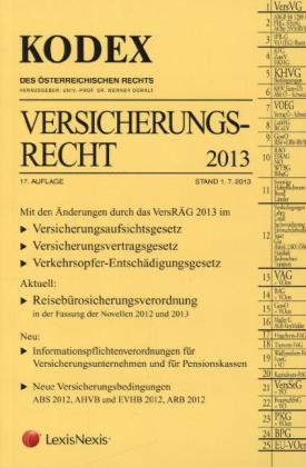 KODEX Versicherungsrecht 2013