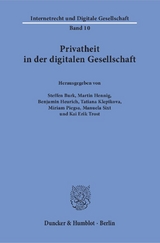 Privatheit in der digitalen Gesellschaft. - 