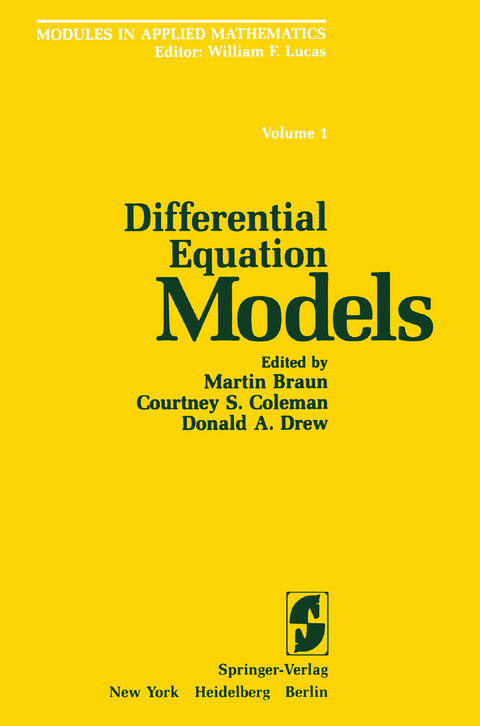 Differential Equation Models - 