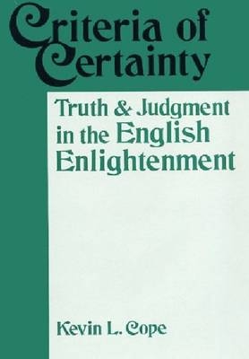 Criteria of Certainty - Kevin L. Cope