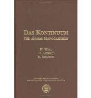 Das Kontinuum Und Andere Monographien