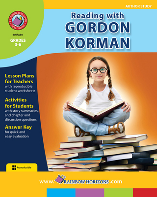 Reading with Gordon Korman (Author Study) Gr. 3-6